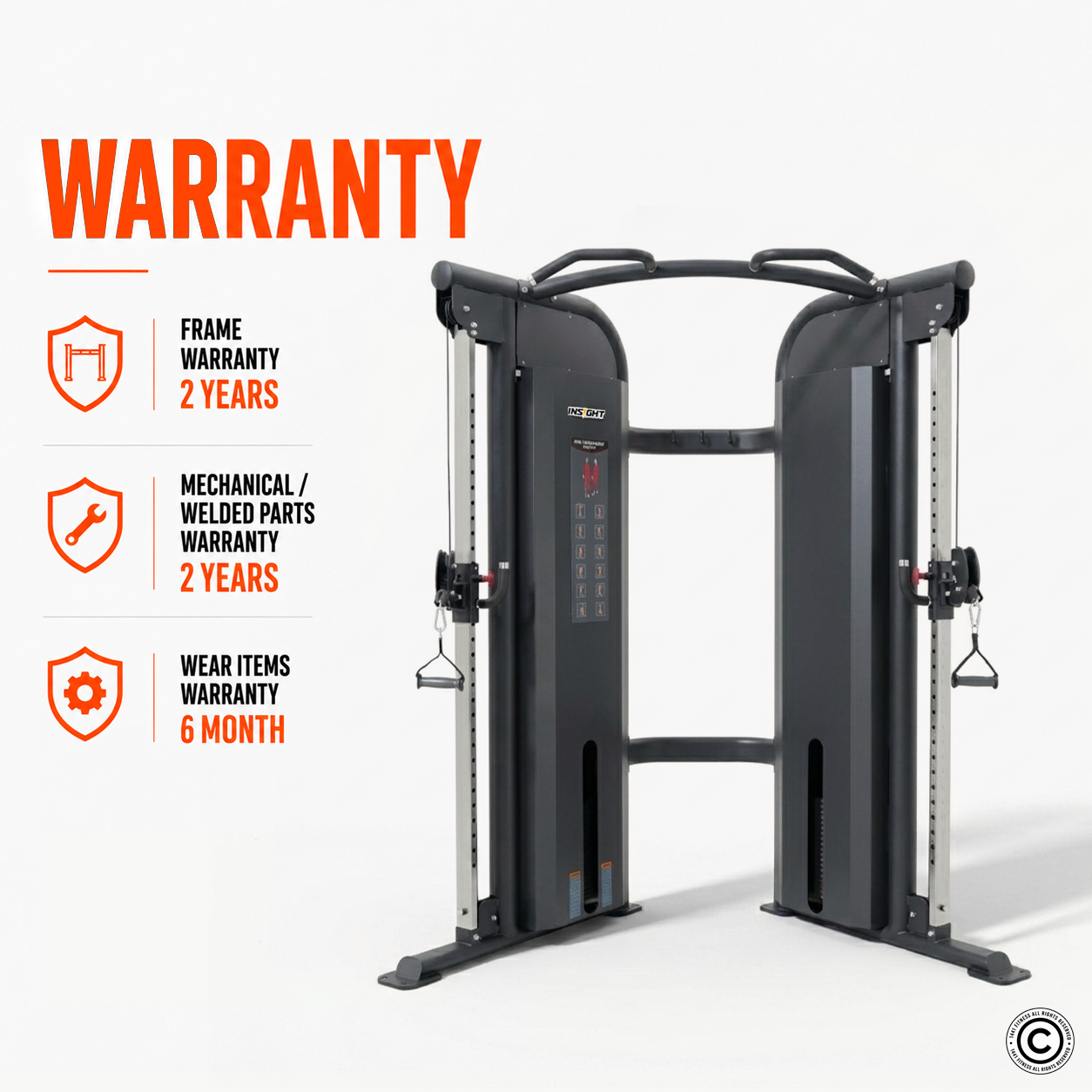 Insight Fitness SA Series Dual Adjustable Pulley - SA021