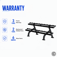 Thumbnail for Insight Fitness 2 Tier Dumbbell Rack - DR012