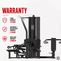 Thumbnail for Insight Fitness 3 Station Multi Gym BS004 with Leg Press Attachment BS004LP