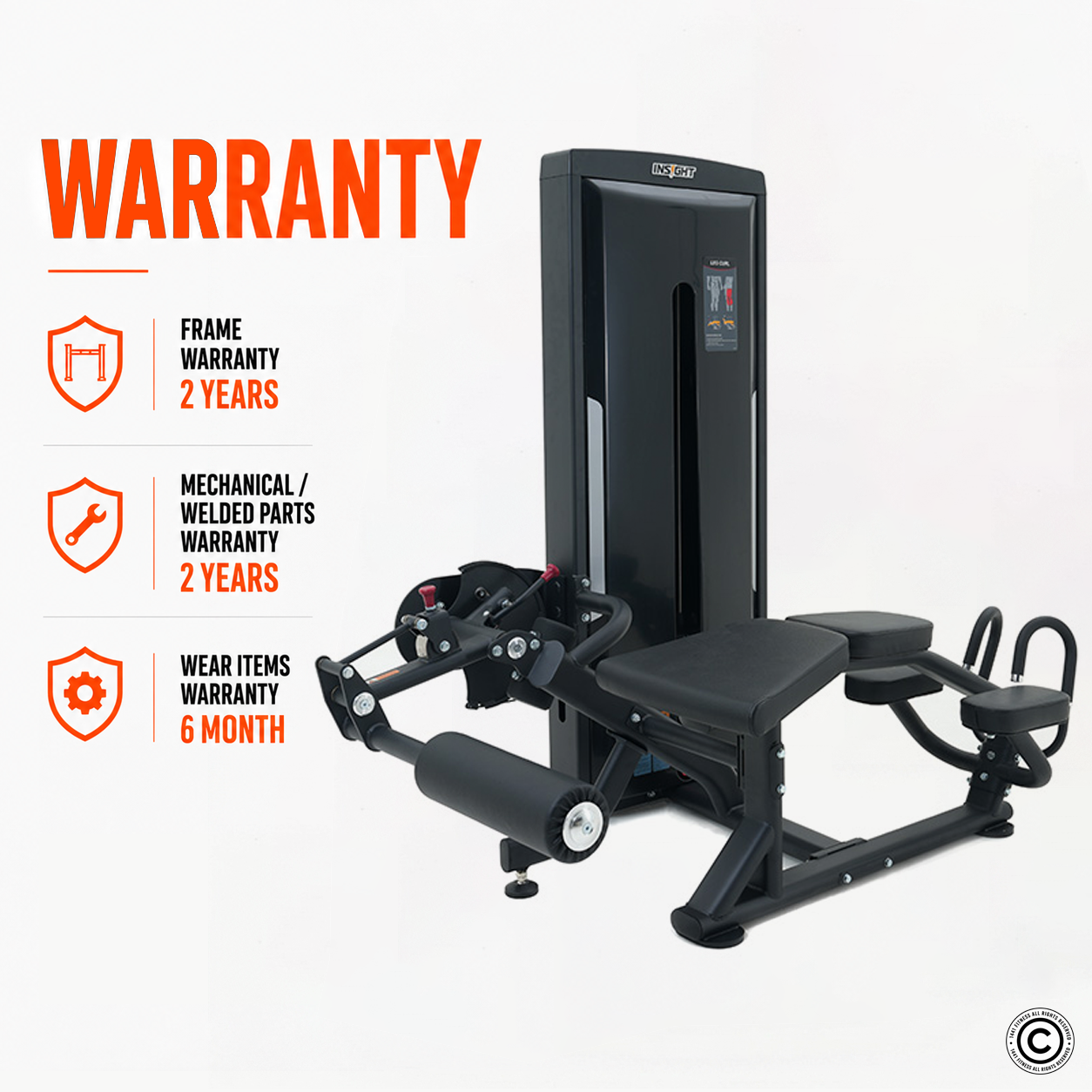 Insight Fitness SA Series Leg Curl - SA015D