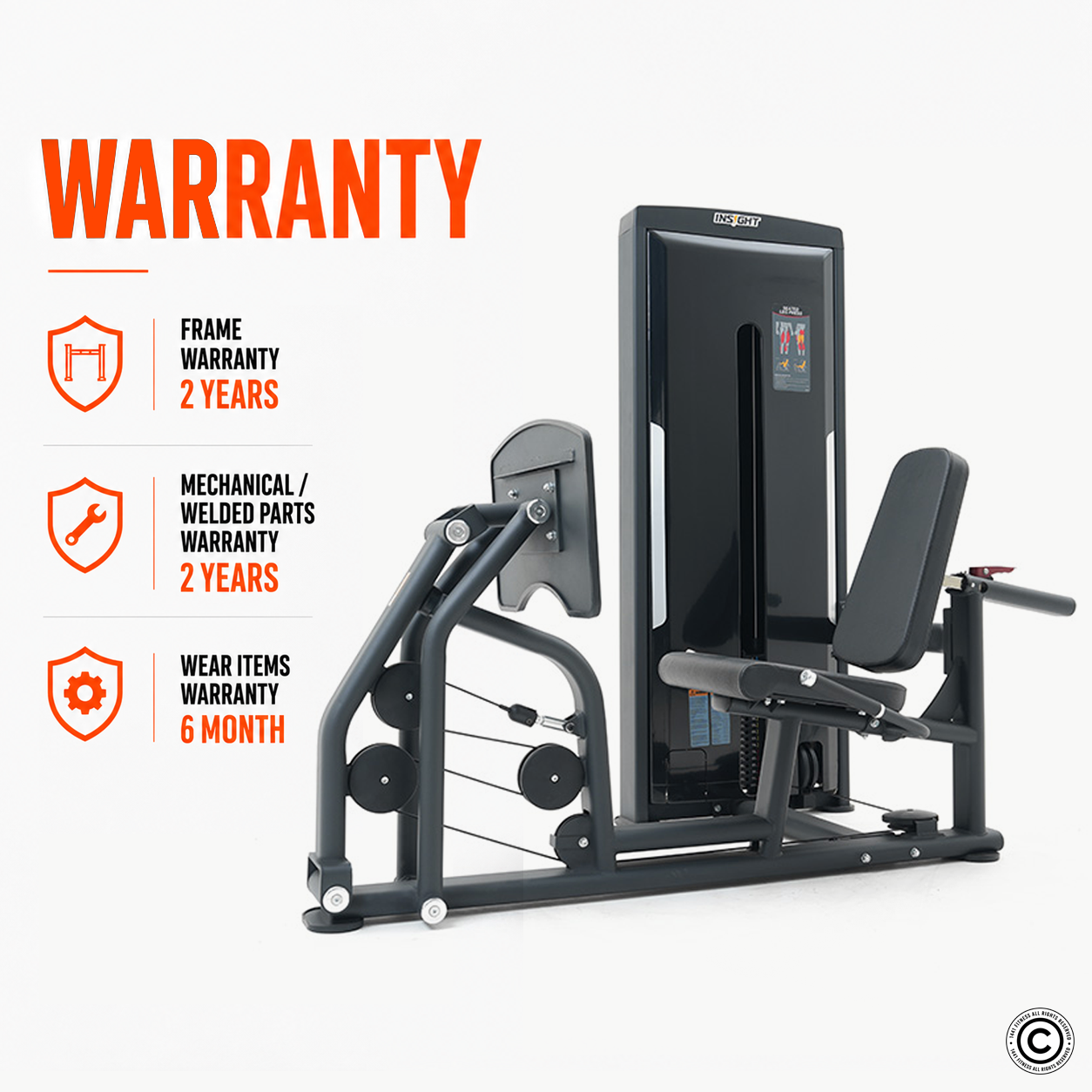 Insight Fitness Seated Leg Press - SA016