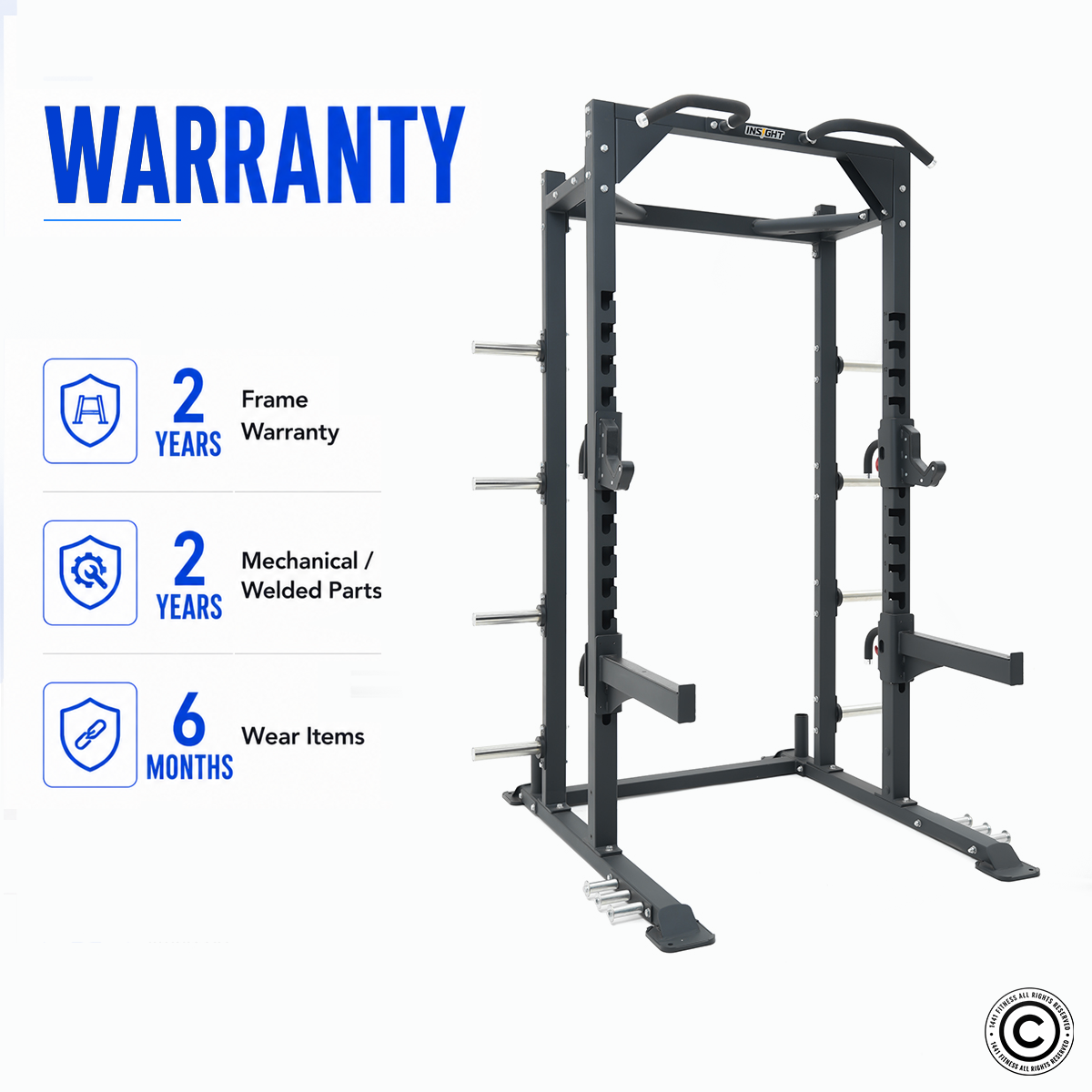 Insight Fitness Half Rack - SH010