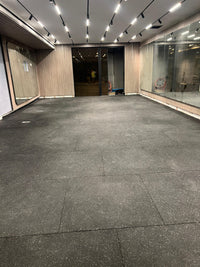 Thumbnail for Commercial Rubber Flooring for Gym 20 mm - 100 x 100 CM Speckled White