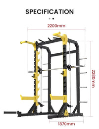 Thumbnail for 1441 Fitness Squat Rack with Smith Machine - 41FG11