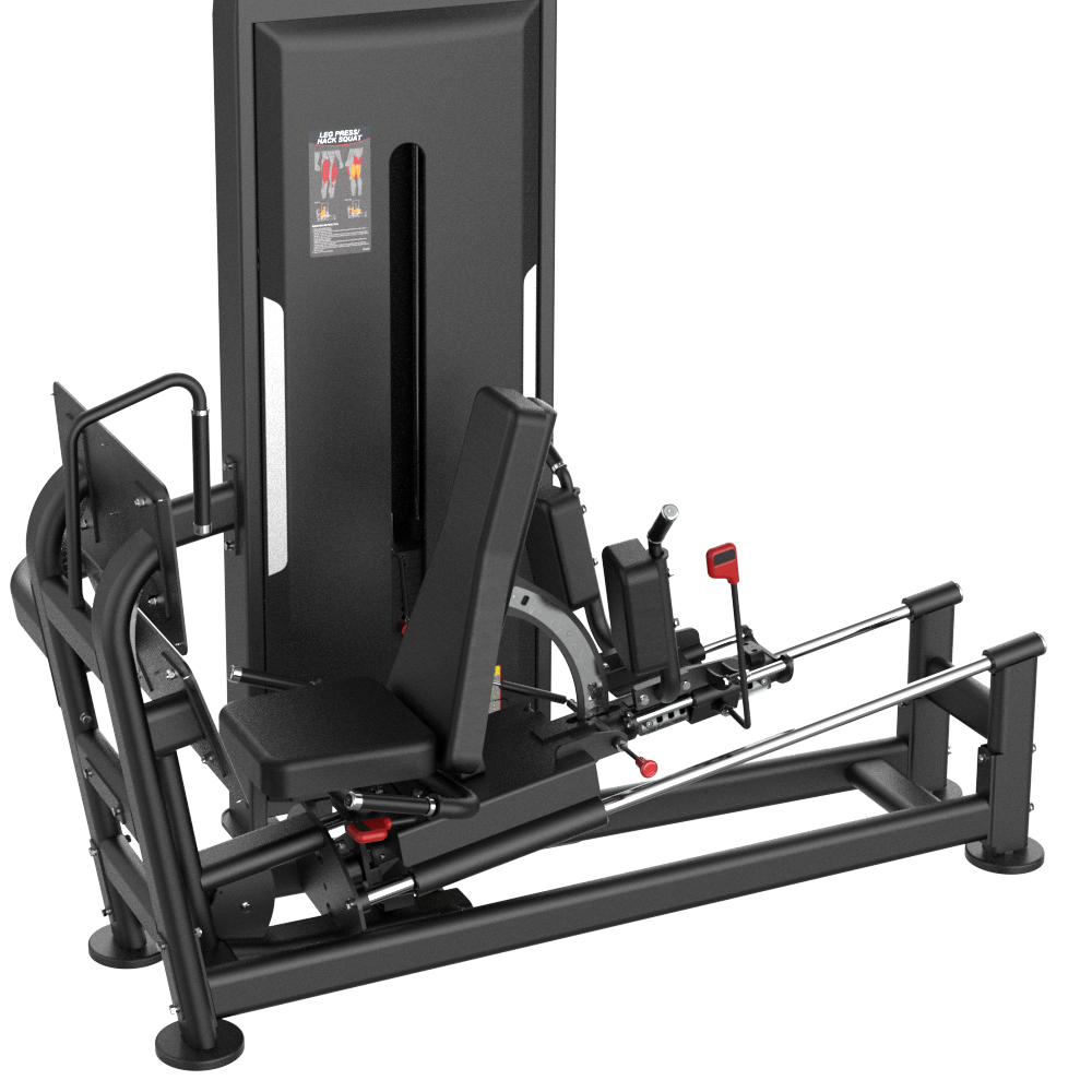 Insight Fitness Seated Leg Press / Hack Squat - SA040  side view on a white background