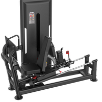 Thumbnail for Insight Fitness Seated Leg Press / Hack Squat - SA040  side view on a white background
