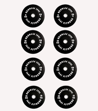 Thumbnail for Black Bumper Plates Set of 110 KG