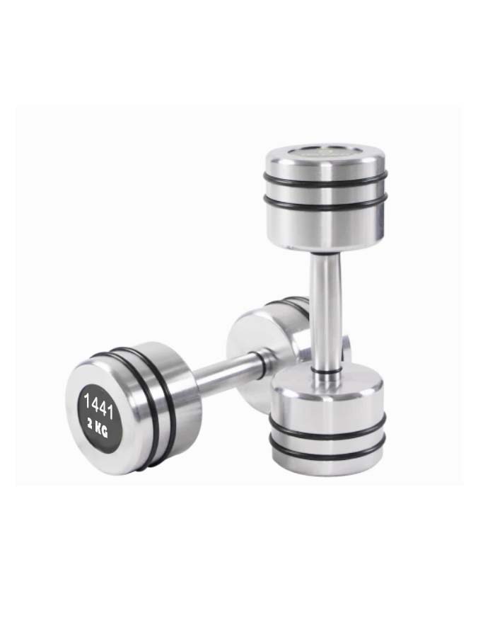 1441 Fitness Hard Chrome Dumbbells (1 KG - 10 KG) Per Pair