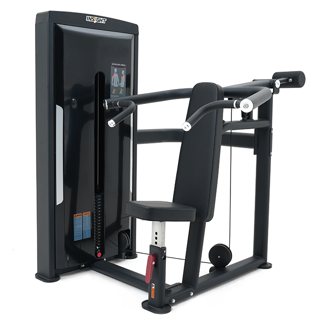 Insight Fitness Shoulder Press - SA004 with digital display on a white background