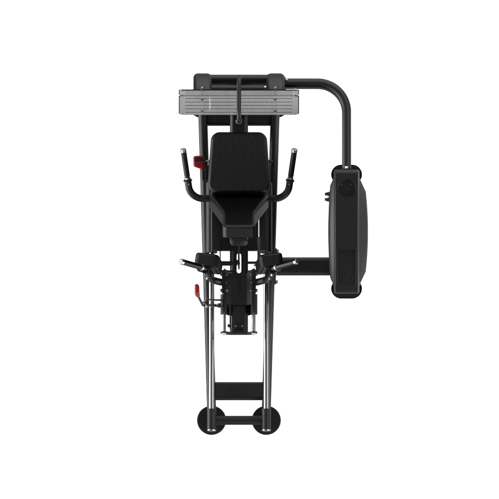 Insight Fitness Seated Leg Press / Hack Squat - SA040 straight view on a white background