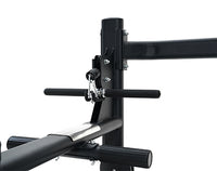 Thumbnail for Insight Fitness SA Series Low Row - SA012 weightlifting bar with attachments on a white background
