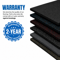Thumbnail for 1441 Fitness Heavy-Duty Gym Tile 100 x 100 (cm) - 20 mm Grey