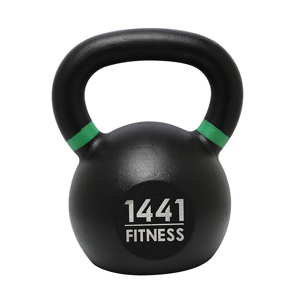1441 Fitness Powder Coated Kettlebell - 6 Kg to 16 Kg (6 PCS) - with Rack