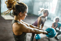 Thumbnail for 1441 Fitness Vinyl Kettlebell Set 6 to 16 KG (6 PCS Set ) 