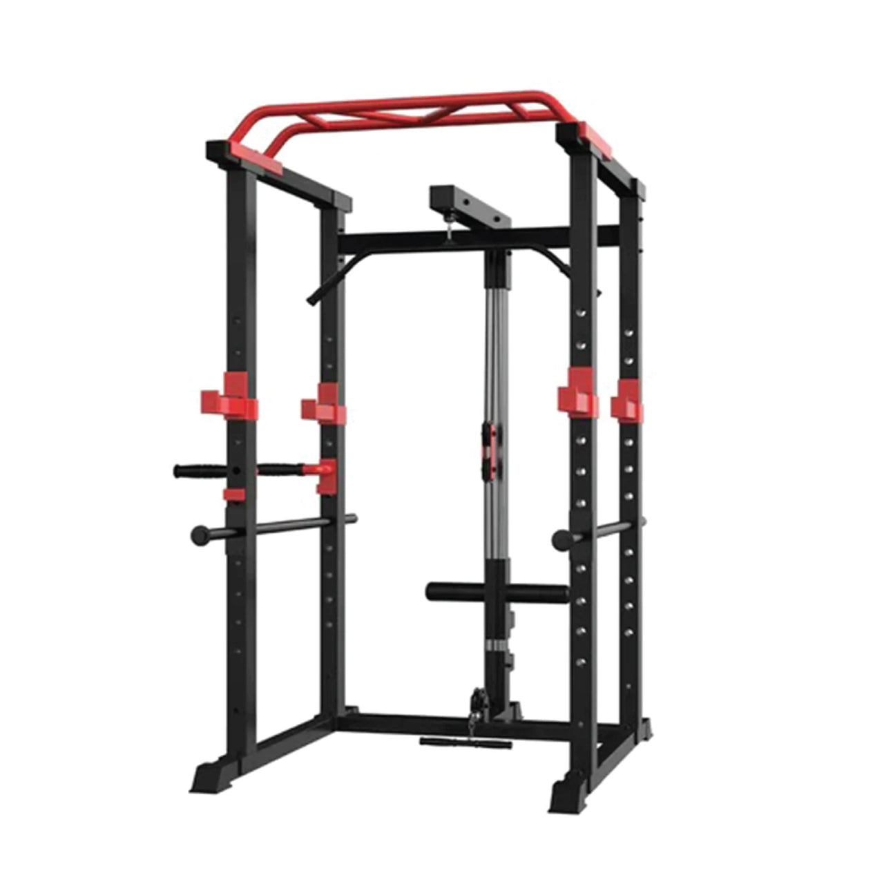 Combo Offer | Power Cage Squat Rack J008 + 7 Ft Bat Tri Grip Plate 80 KG Set + Adjustable Bench A8007 