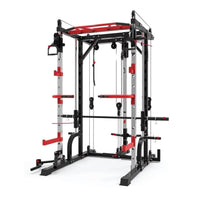 Thumbnail for Combo Deal - 1441 Fitness Smith Machine with Functional Trainer J009 + 80kg Tri Grip Plate Set + Adjustable Bench A8007 + Flooring