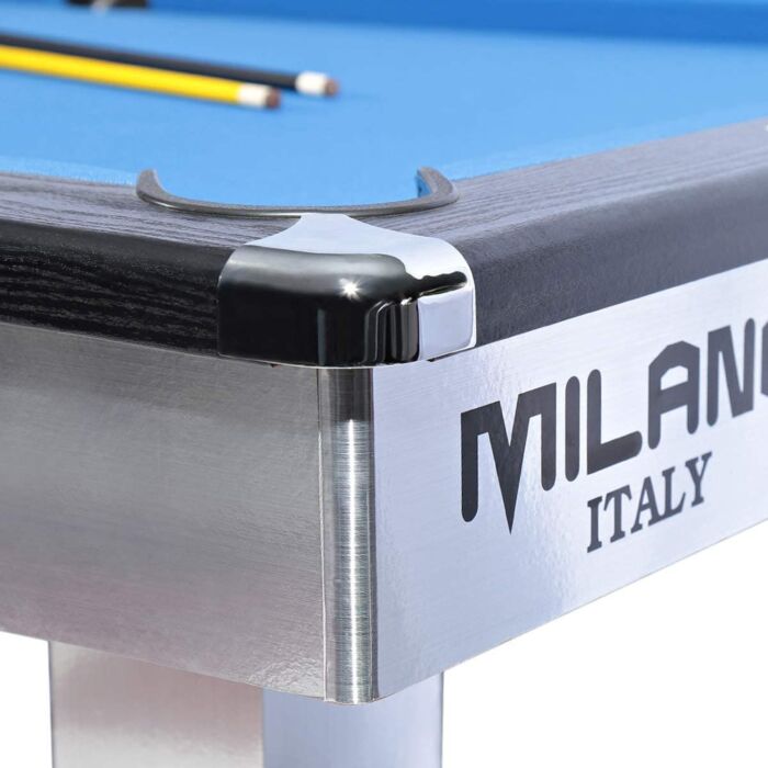 Milano P181A18E 8FT Non-KD Billiard Table with Accuslate Bed