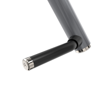 Thumbnail for Close-up of a black and silver nsight Fitness Incline Chest Press - SH002 door handle on a white background