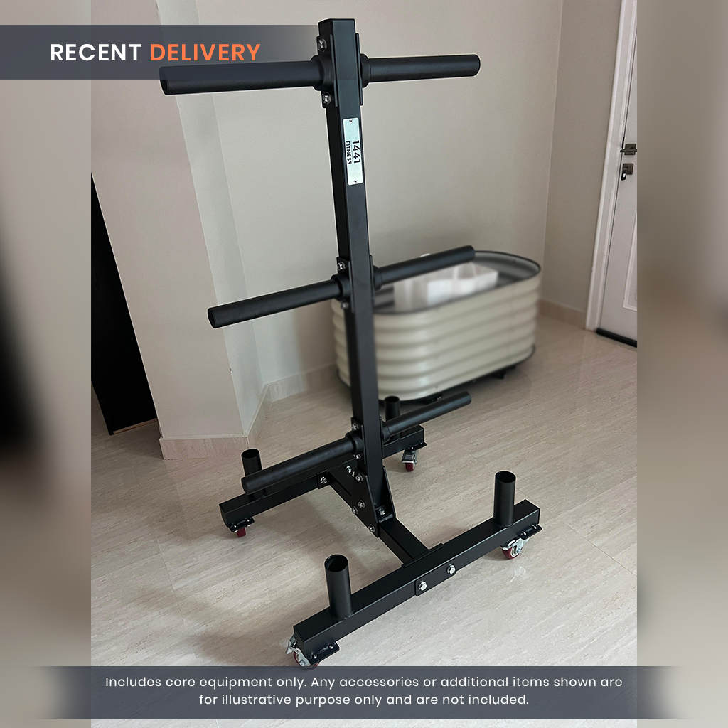 Commercial Plate Rack and Bar Holder with Wheels