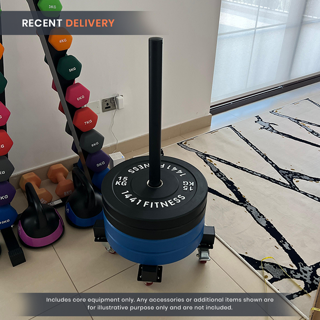 Bumper Plates Trolley with Wheels