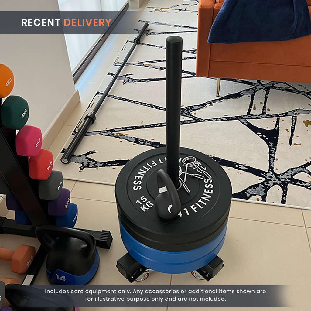 Bumper Plates Trolley with Wheels