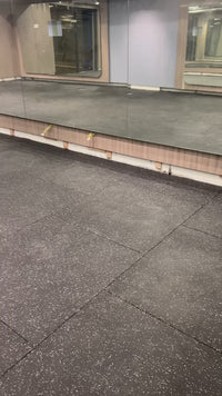 Commercial Rubber Flooring for Gym 20 mm - 100 x 100 CM Speckled White