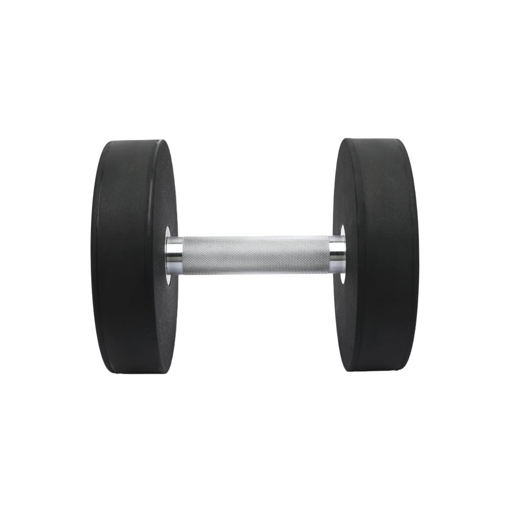 1441 Fitness PU Round Dumbbell Set with Rack - 2.5 Kg to 20 Kg