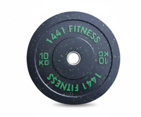 Thumbnail for Speckled Bumper Plates Combo - 110 Kg Set - Bundle Offer - 10KG