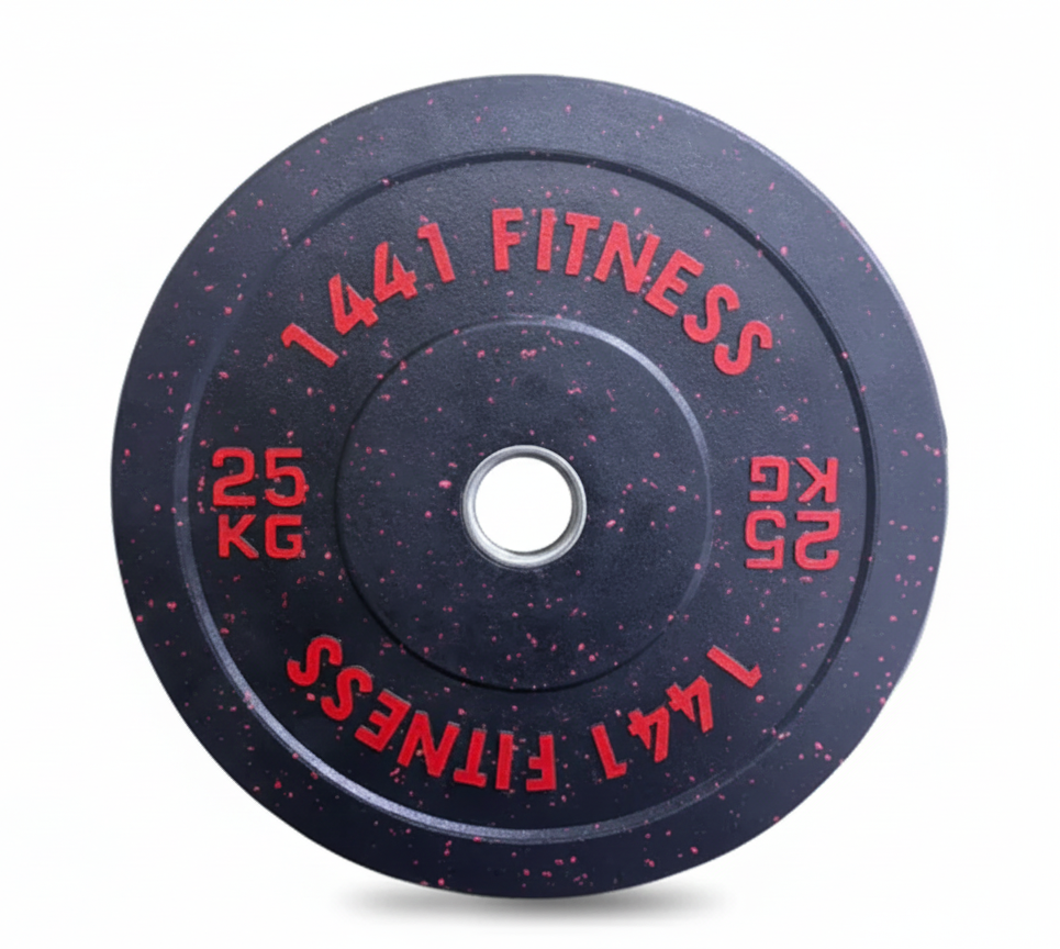 Speckled Bumper Plates Combo - 110 Kg Set - Bundle Offer - 25KG