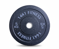 Thumbnail for J611 Squat Rack Combo with Plate Set Bench and Flooring - Bundle Offer - Speckled Bumper Plate 5KG