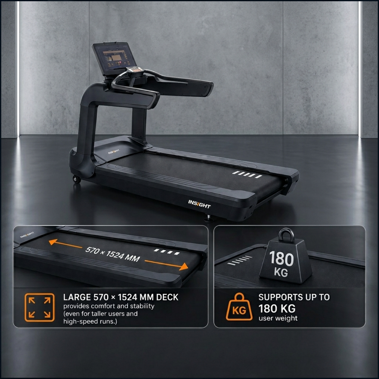 Insight Fitness Commercial Treadmill - RT5