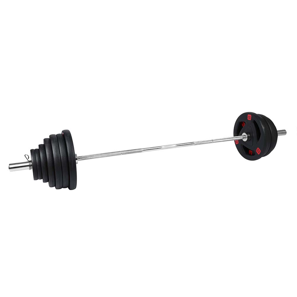 Olympic Barbell Set- designed for heavy lifts and versatile workouts.