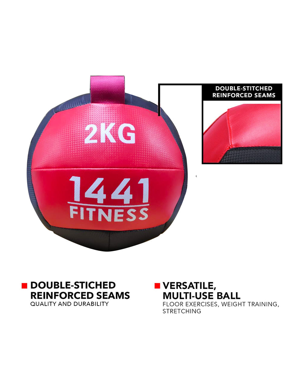 1441 Fitness Wall Ball (1Kg to 15Kg) for Crossfit Exercises