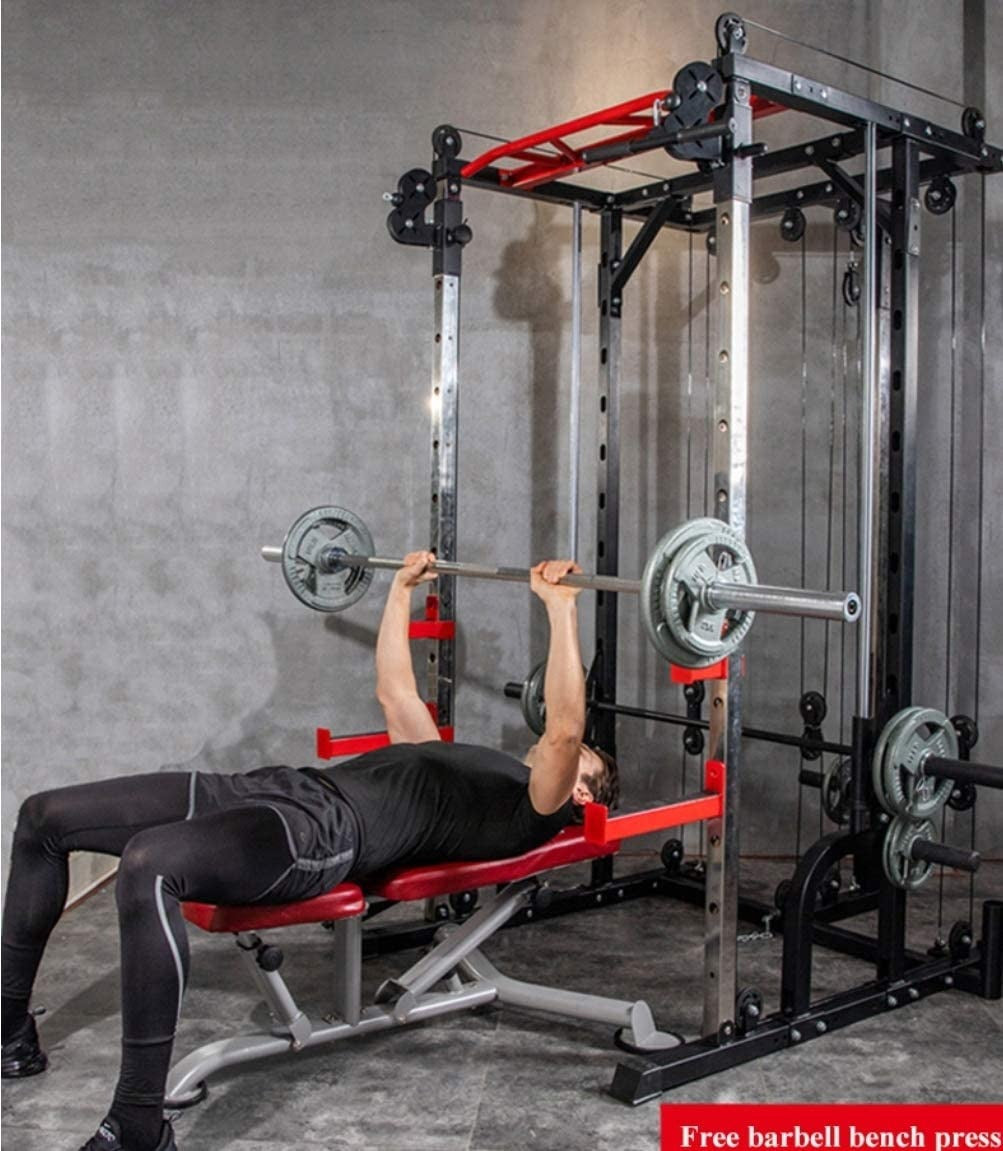 1441 Fitness Heavy Duty Smith Machine with Cable Crossover & Squat Rack - J009