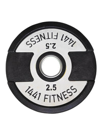 Thumbnail for 1441 Fitness 6 ft Olympic Barbell with Dual Grip Olympic Plates set | 60 Kg Set