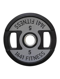 Thumbnail for 1441 Fitness 7 Ft Olympic Barbell with Dual Grip Olympic Plates Set | 120 kg