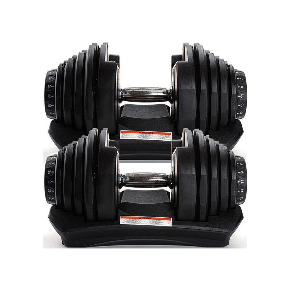  Adjustable Weight Dumbbells 