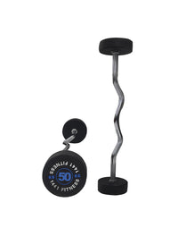 Thumbnail for 1441 Fitness Fixed Curl Barbell Weight - 10 kg - 50 kg