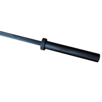 Thumbnail for 7 Ft Olympic Barbell with Spring Collars - Black