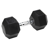 Hex Dumbbells Set (2.5 KG To 15 KG - 6 Pairs) With Flat Bench