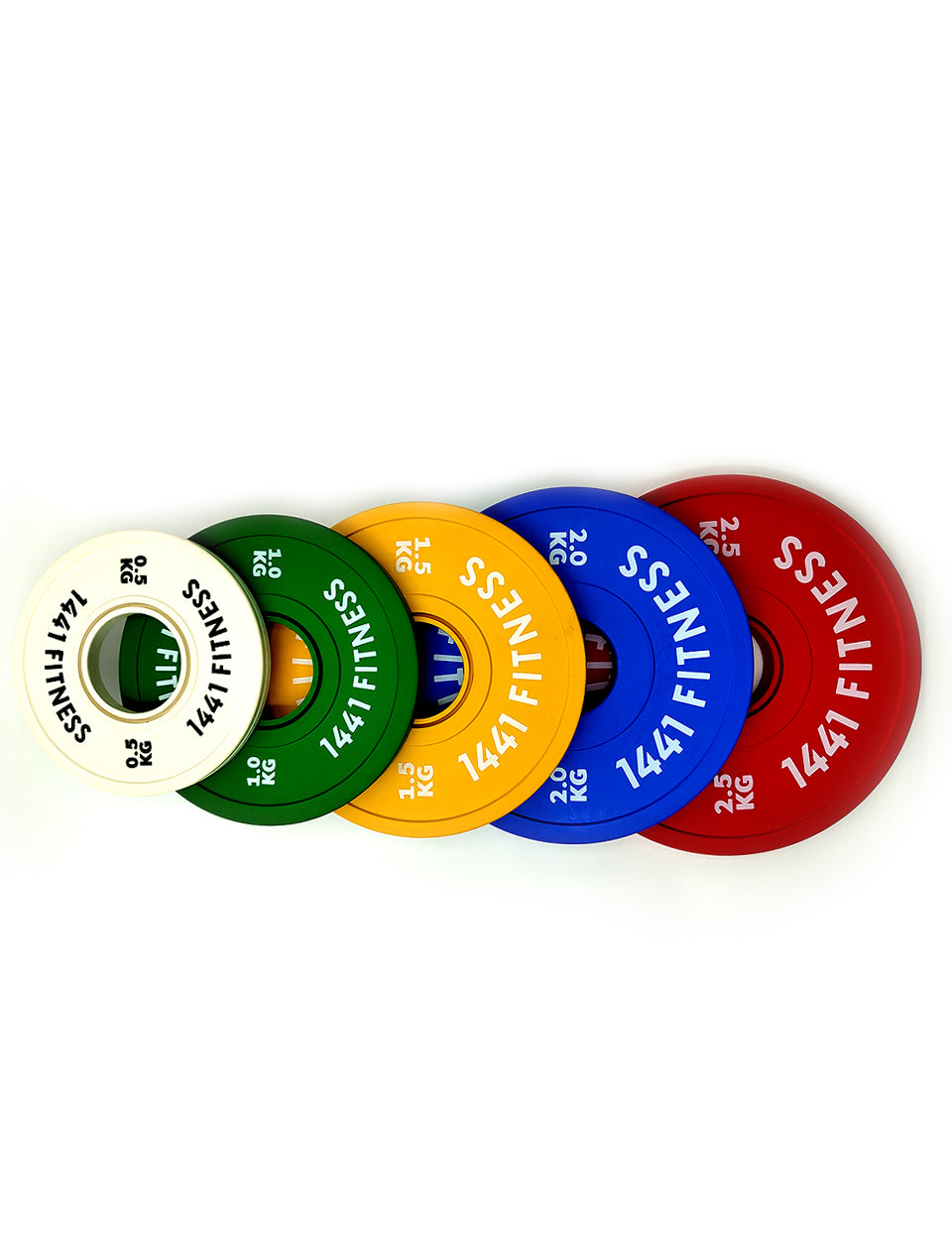 1441 Fitness Fractional Bumper Weight Plates 0.5 kg to 2.5 Kg (Sold as Per Piece)