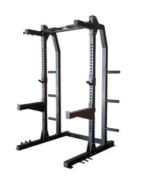 Thumbnail for 1441 Fitness Heavy Duty Semi Commercial Half Cage Squat Rack with Pull Up Bar J611