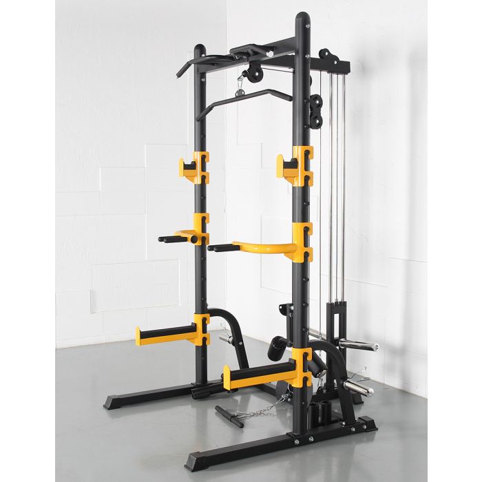 1441 Fitness Heavy Duty Multi Squat Rack with Lat Attachement - MDL66